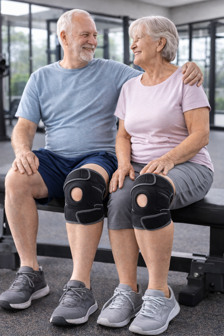 Verstelbare Kniebrace met Compressie | Ademend Neopreen